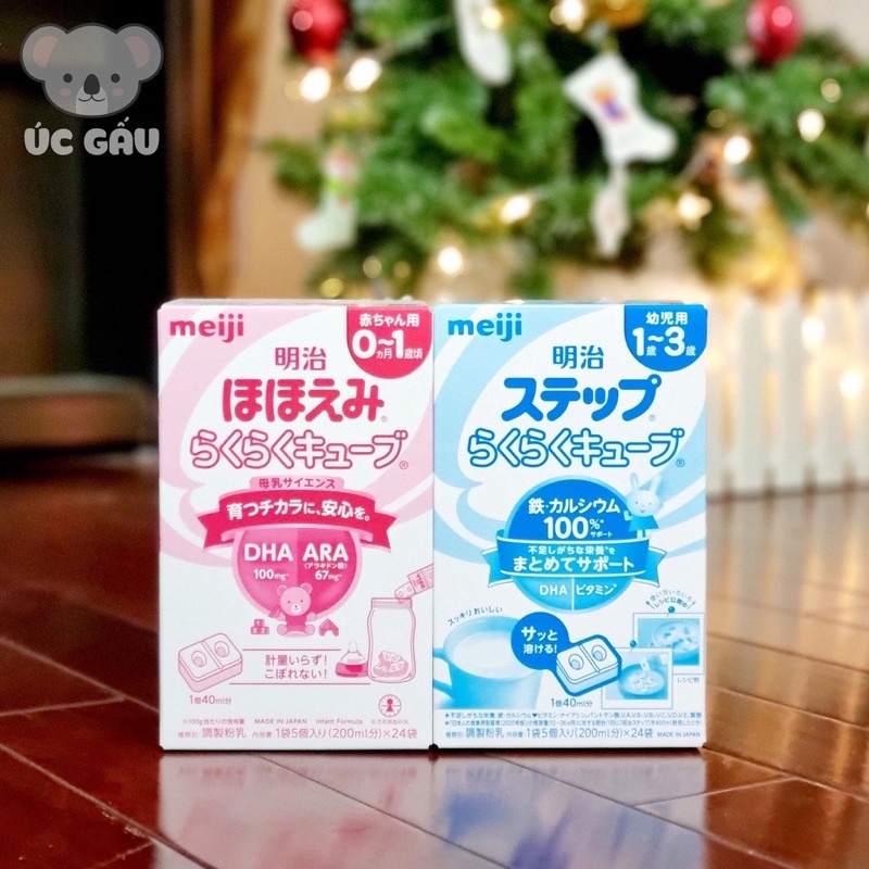 Sữa Meiji dạng thanh 648gr 24 thanh hàng Nội Địa Nhật Bản