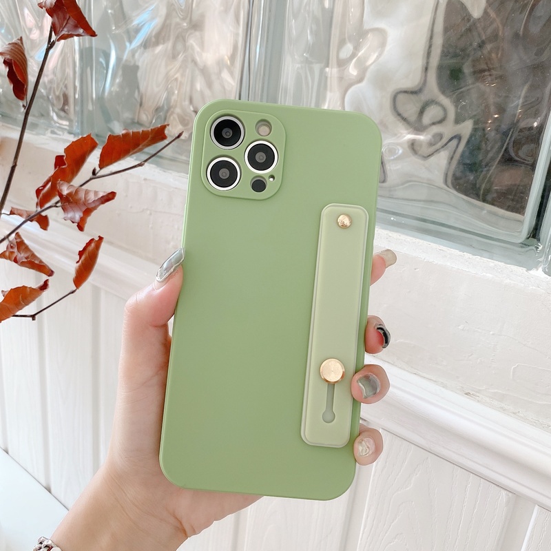 Ốp Điện Thoại Silicon Mềm Chống Sốc Có Giá Đỡ Cho iPhone 11 12 13 Pro Max X XS Max XR 7 8 Plus