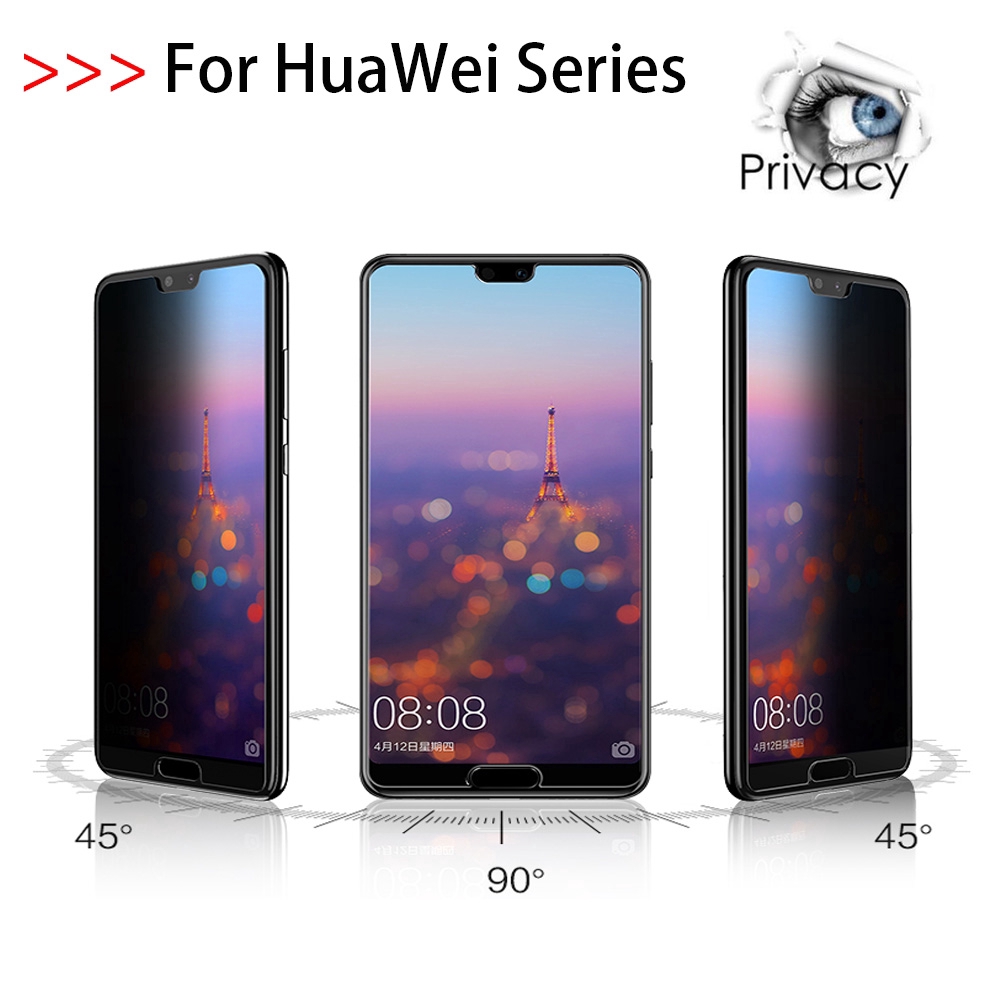 Kính cường lực 9H chống nhìn trộm bảo vệ màn hình toàn diện cho Huawei Nova 3i /Nova 3/Nova 2i