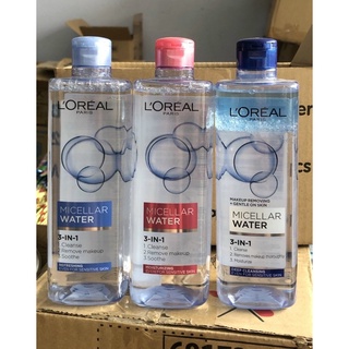 nước tẩy trang L’ORÉAl 3 in 1 của pháp 400ml hàng chính hãng