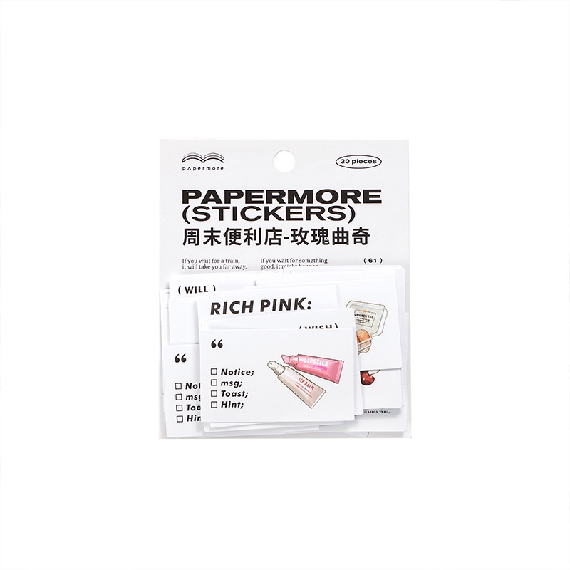 Bộ 30 Miếng Dán Trang Trí Đồ Ăn Tráng Miệng MOHAMM