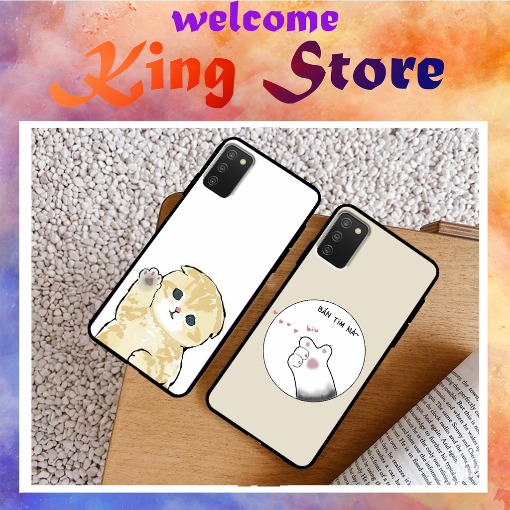 Ốp lưng Samsung  A01/A02/A02S/A03/A03S in hình Mèo con siêu đáng yêu, ngộ nghĩnh_KINGSTORE.HN_Ốp SS