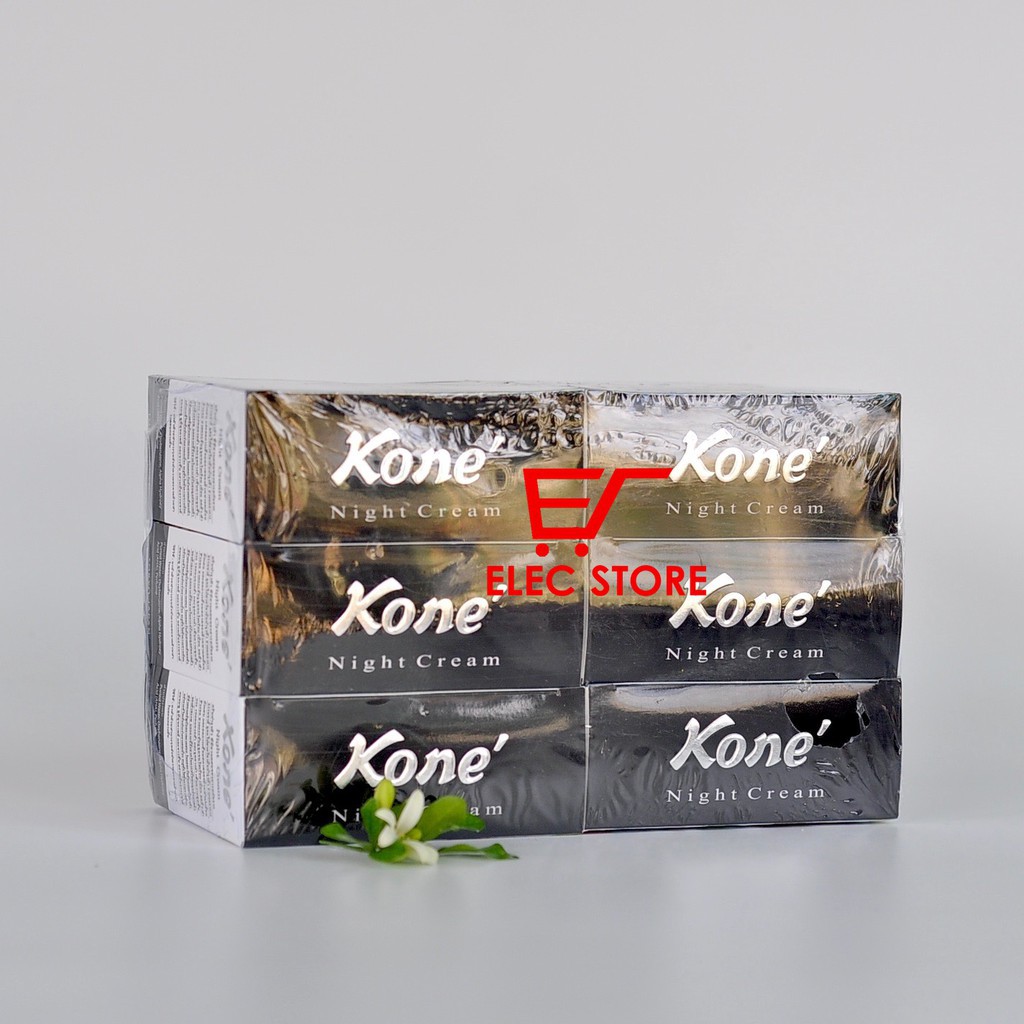 Bộ 6 hộp Kem dưỡng trắng da ban đêm Kone Thái Lan