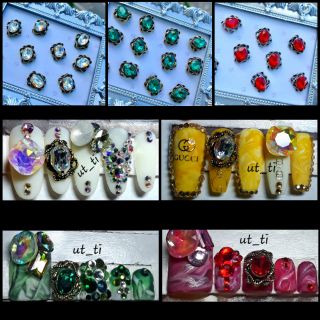 Charm đá trang trí móng nail mã 7