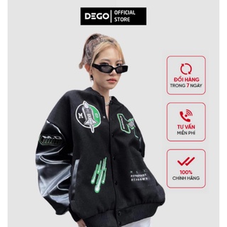 Áo khoác bomber jacket varsity cardigan missout - DEGO