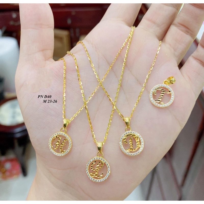 Mặt chữ theo tên lên vàng 10 k