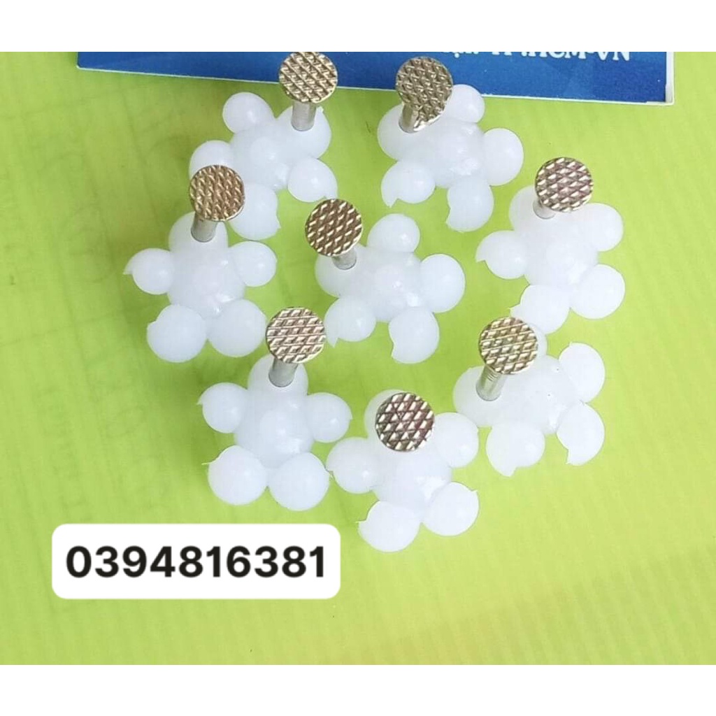 Đinh móc đóng dây điện - móc U móc bông mai nhựa đóng đinh đủ size