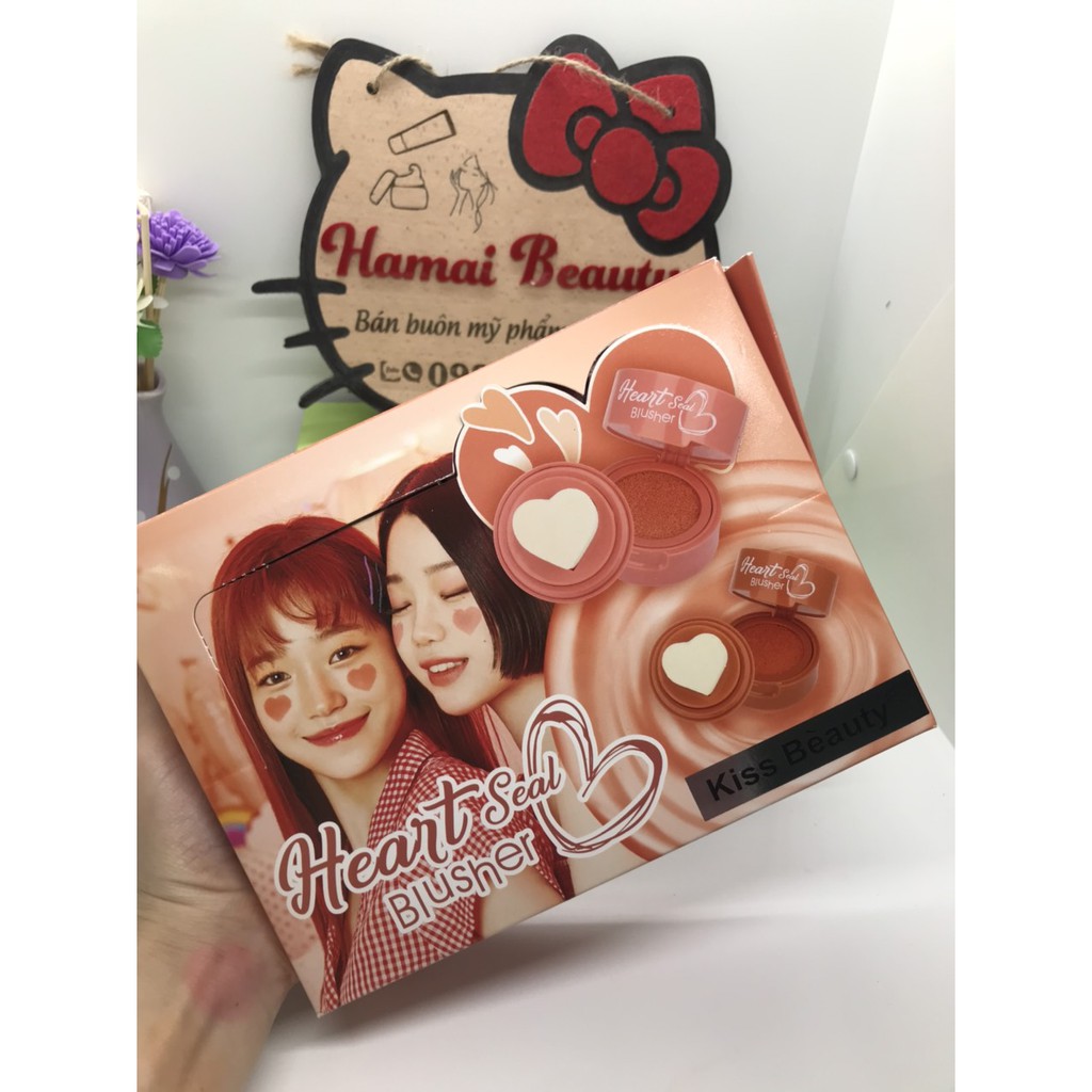 Má hồng cushion trái tim HeartSeal Kissbeauty | BigBuy360 - bigbuy360.vn