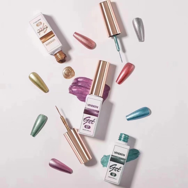 Vendeeni cọ nét nhũ mã GL 12 màu