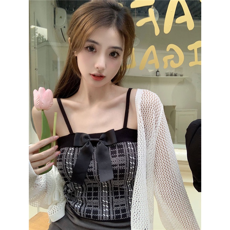 Áo Khoác Cardigan Chống Nắng Phong Cách Retro Thời Trang