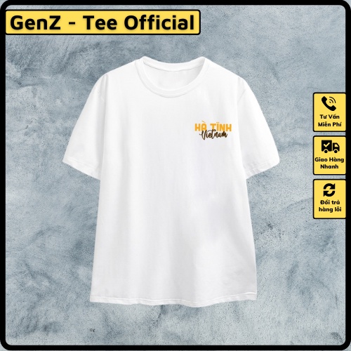 Áo Thun Local Brand Tỉnh Hà Tĩnh, Áo 63 Tỉnh Thành Nam Nữ Form Rộng Unisex Genz Cá Tính