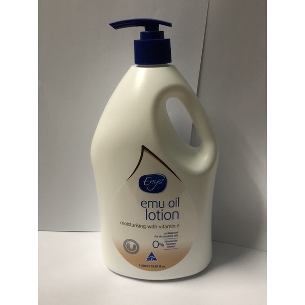 Sữa dưỡng ẩm Enya Emu Oil Lotion 1 Litre .Hàng Úc