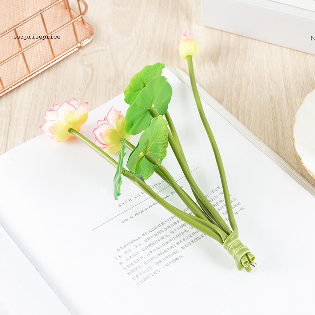 Hoa sen nhân tạo bằng lụa đẹp mắt thích hợp trang trí sân vườn