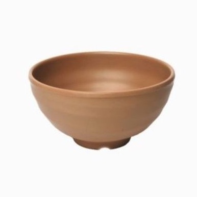 Chén cơm nhựa Melamine Nhám Đen/Ngói (CO15N)