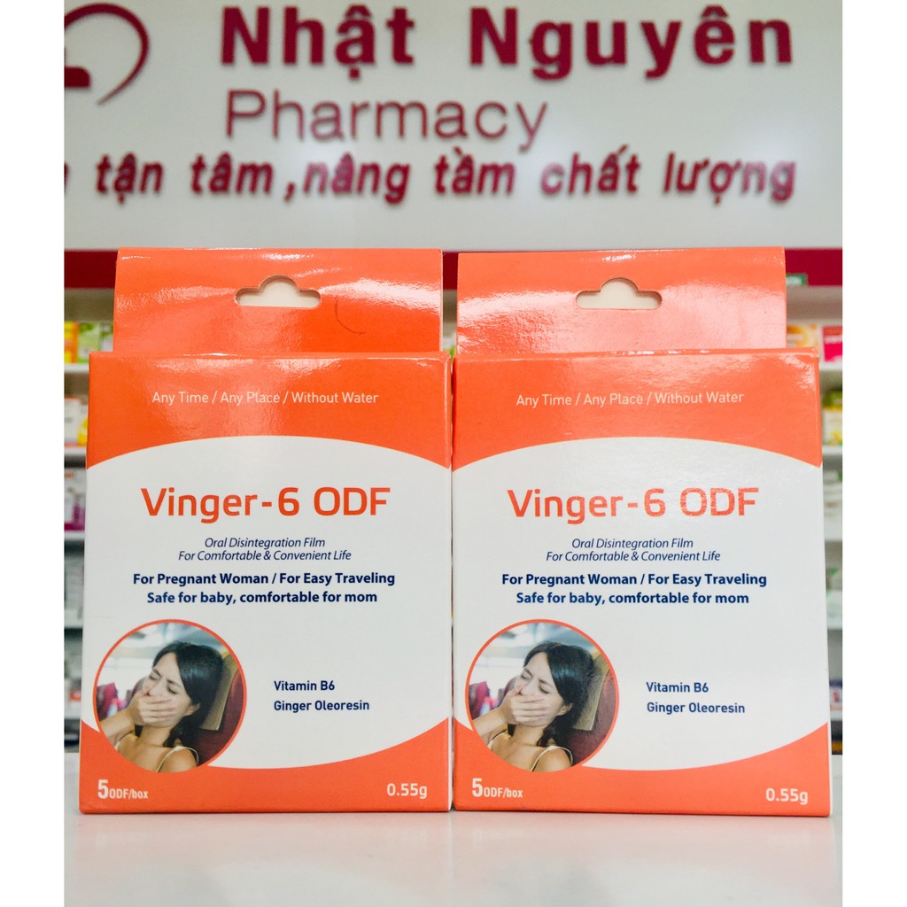 VINGER 6 ODF - Miếng ngậm giảm ốm nghén