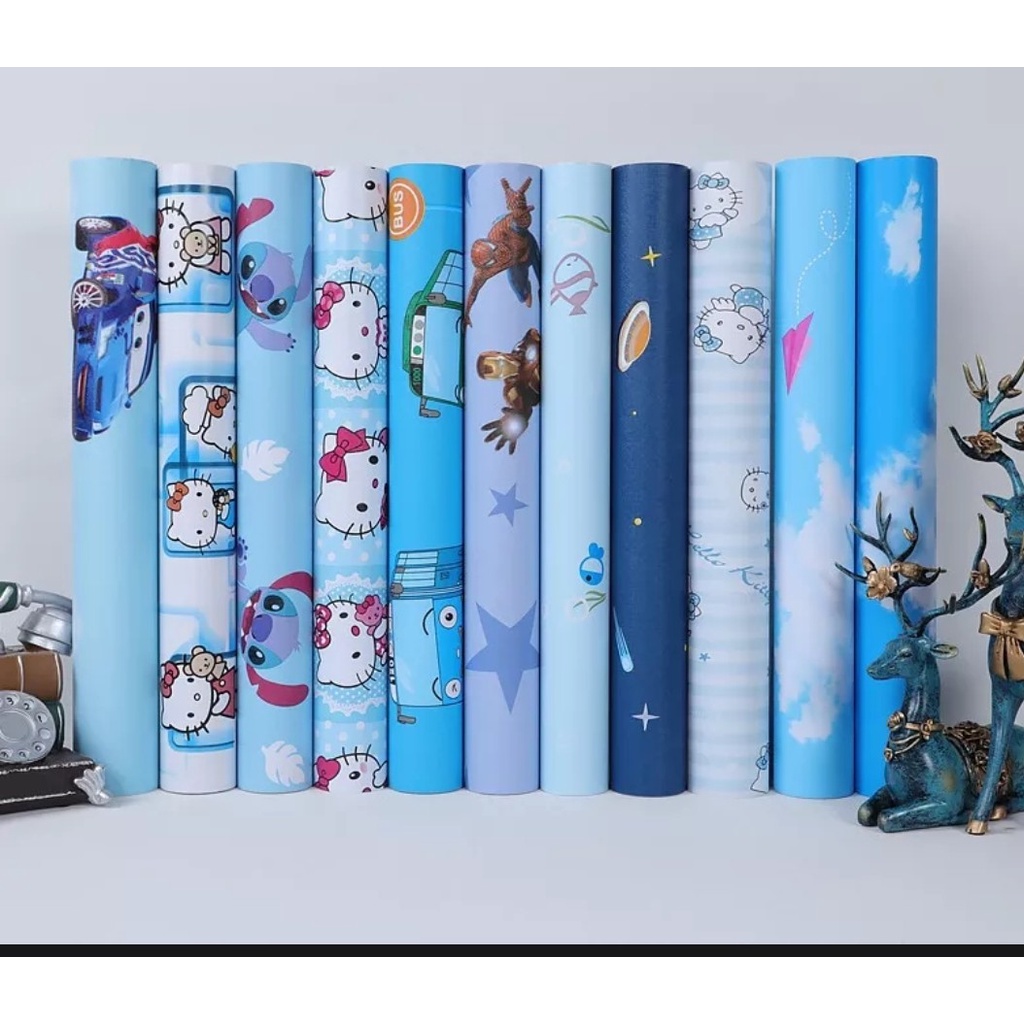 10Mx45Cm Giấy Dán Tường Doremon Dán Phòng Ngủ Đẹp Mắt