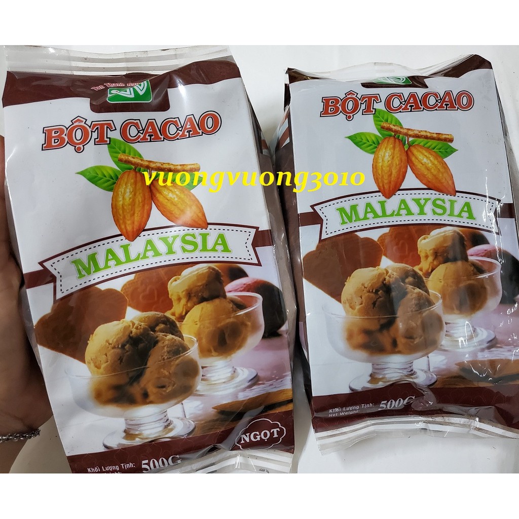 Bột Cacao Malaysia loại rẻ 500g