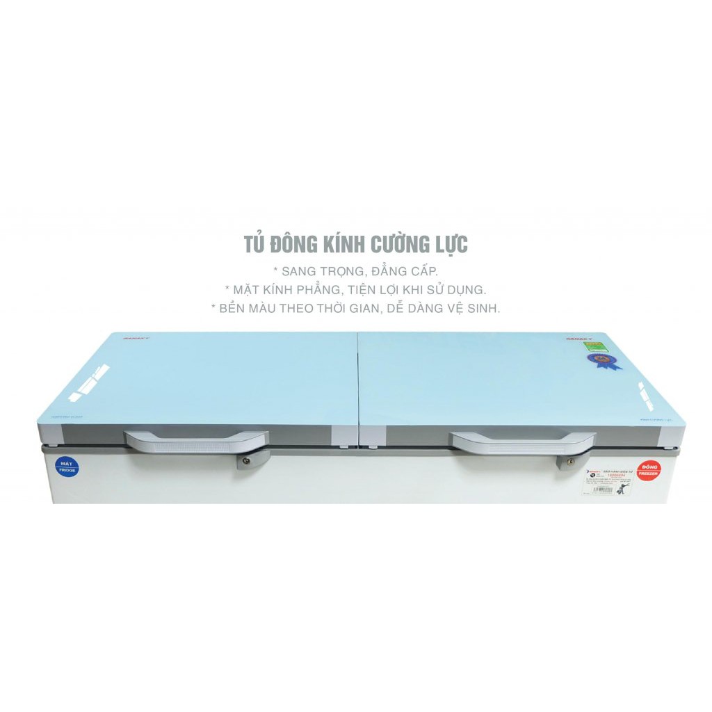 TỦ ĐÔNG MẶT KÍNH CƯỜNG LỰC SANAKY VH-3699A4KD