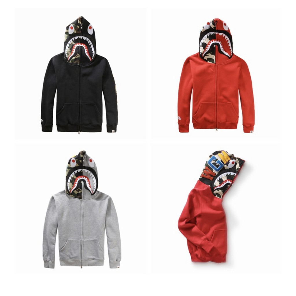 Bape shark,áo khoác bape cá mập