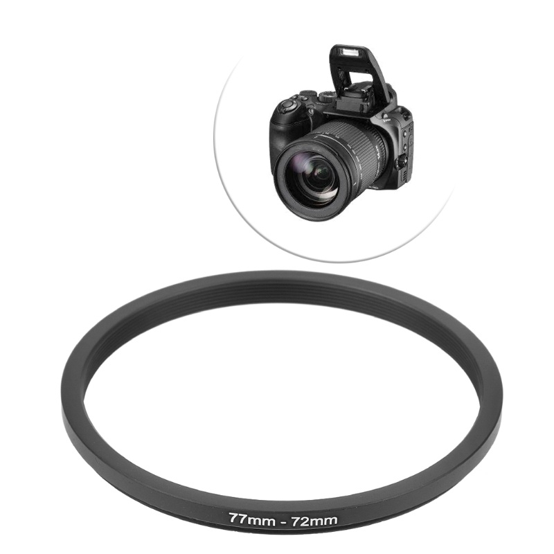 Vòng Nối Kính Lọc Máy Ảnh zzz 77mm Đến 72mm Bằng Kim Loại Mới