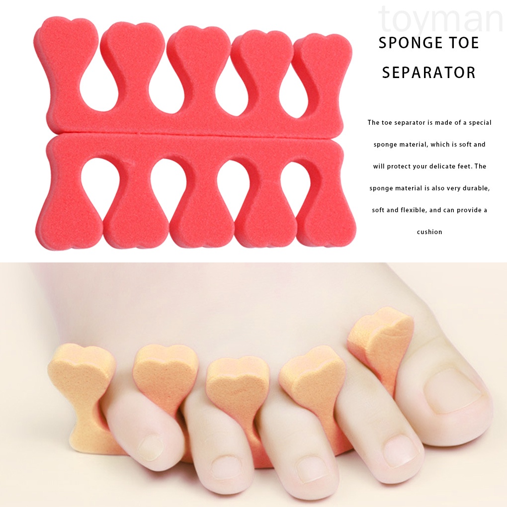 [Hàng mới về] Cặp mút tách ngón chân tiện dụng cho sơn móng