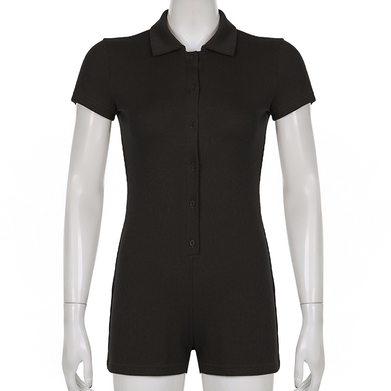 Áo Sơ Mi Tay Ngắn Dáng Ôm Cài Nút Thời Trang Cho Nữ