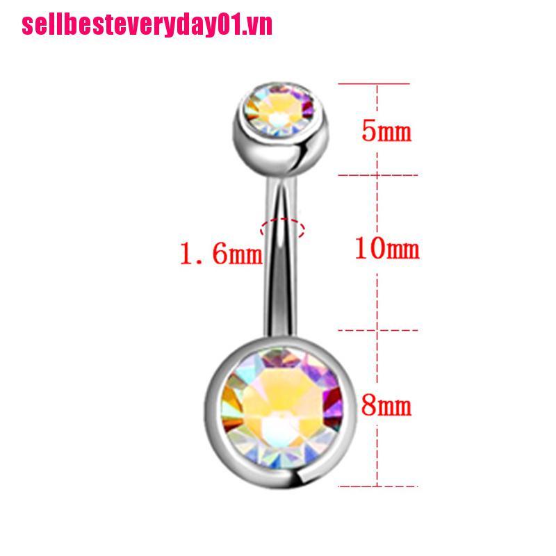 1 Bộ Khuyên Rốn Đính Pha Lê