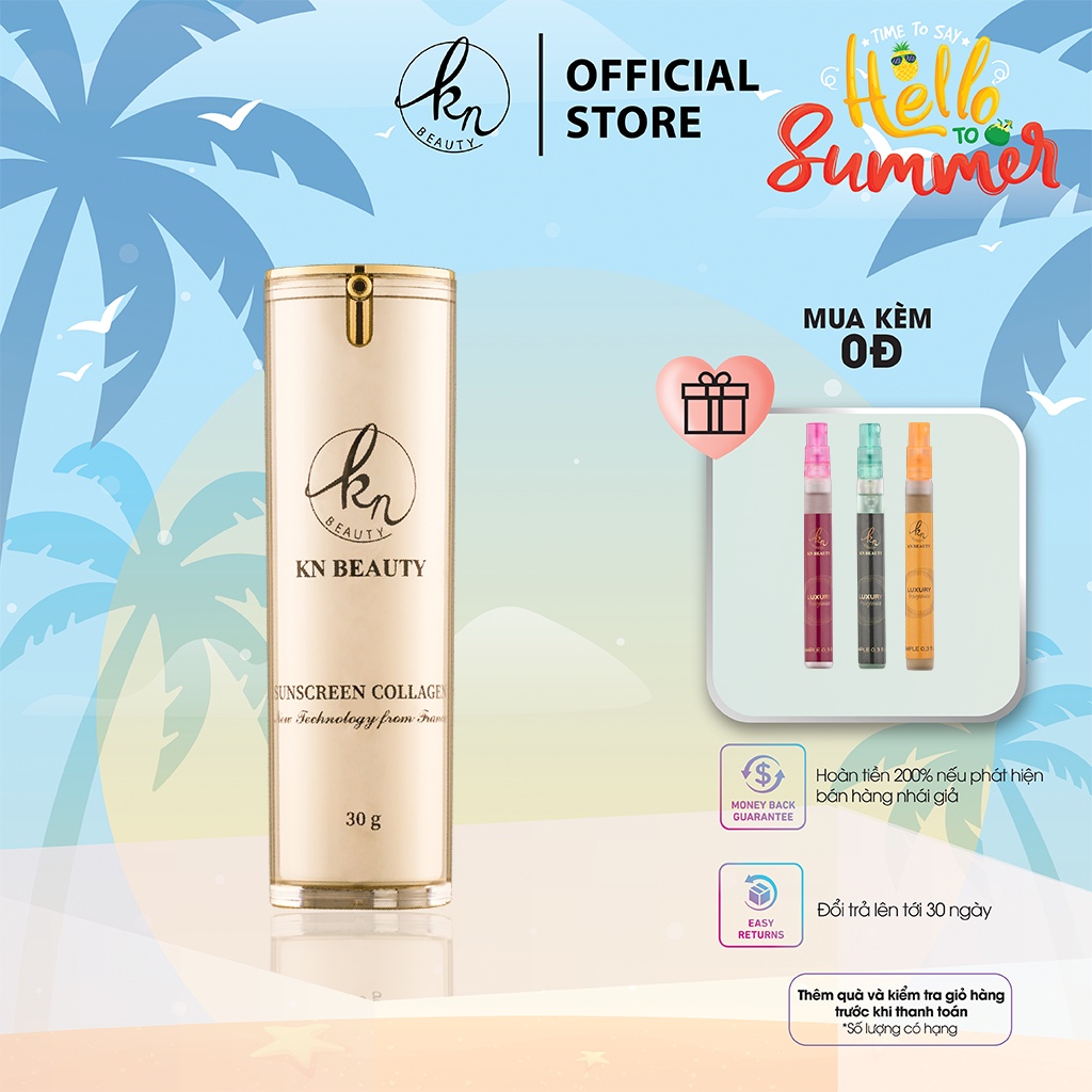 Kem chống nắng Sunscreen Collagen KN Beauty 30g SPF 45+