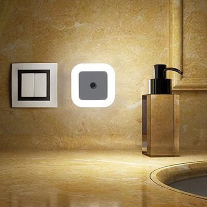 Đèn LED Hình Tròn Cảm Ứng Tự Động Tiết Kiệm Năng Lượng Trang Trí Phòng Ngủ