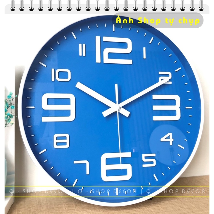 [TOP 10 BÁN CHẠY] Đồng hồ treo tường Quartz kim trôi cao cấp 30-35 cm - Bảo Hành Chính Hãng 12 Tháng