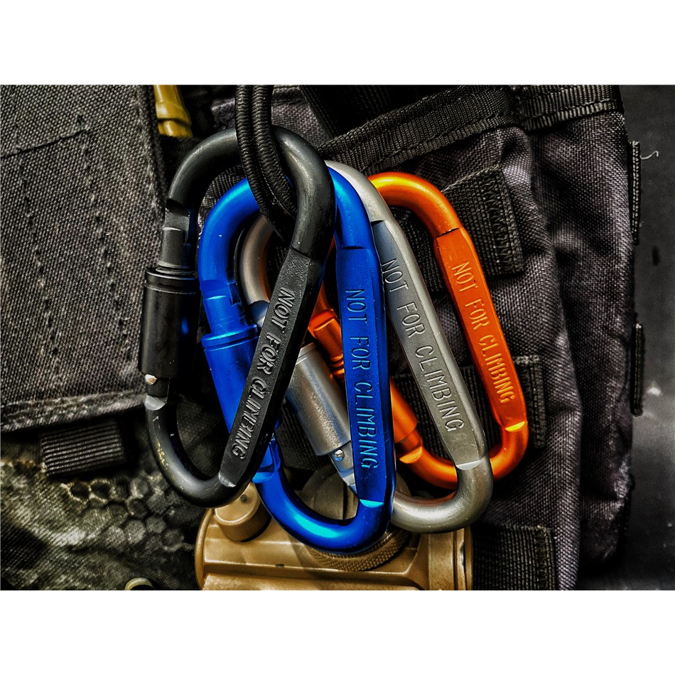 ✔️✔️ Móc Khóa Nhôm Đa Năng Treo Đồ Đi Phượt CARABINER (CHỌN MÀU)