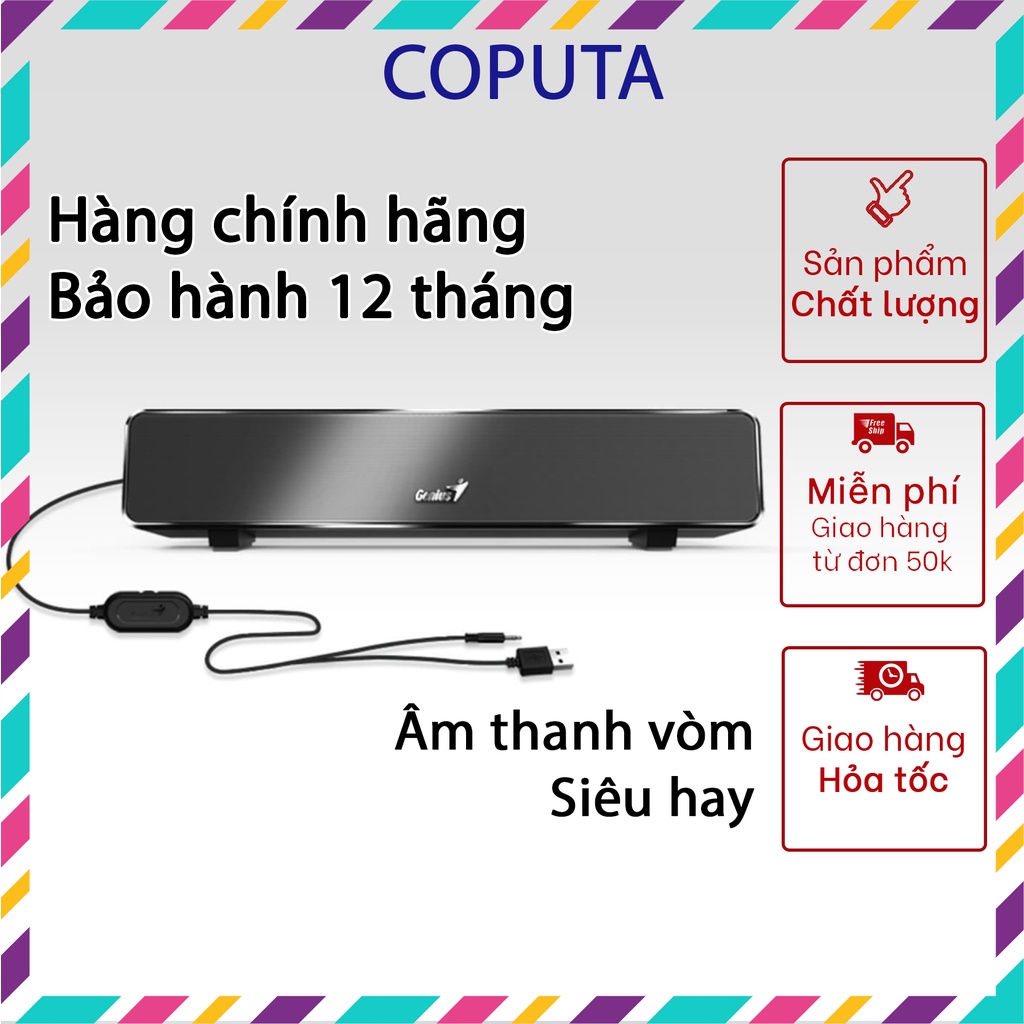 [Mã ELHACE giảm 4% đơn 300K] Loa máy tính để bàn tivi pc Coputa Loa vi tính mini Soundbar 100