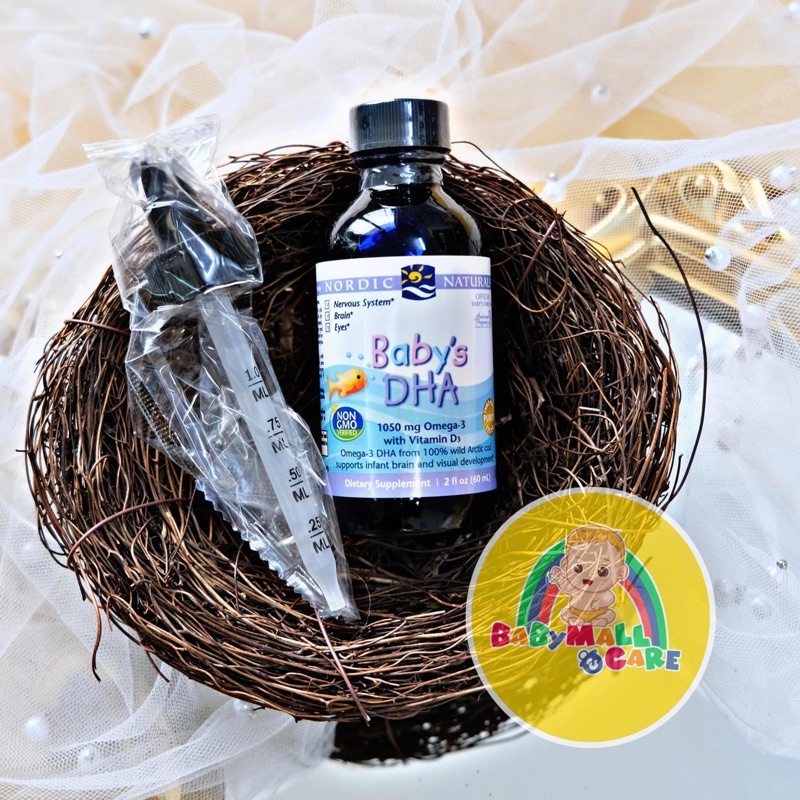 DHA Dầu Cá Nordic Baby Naturals Omega-3 bé 0m+