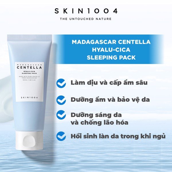 Mặt nạ ngủ Skin1004 Madagascar Centella Hyalu-cica Sleeping Pack 100ml