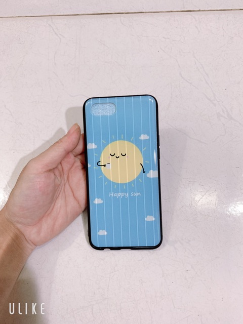 Ốp oppo A1K Hình mặt trăng vàng