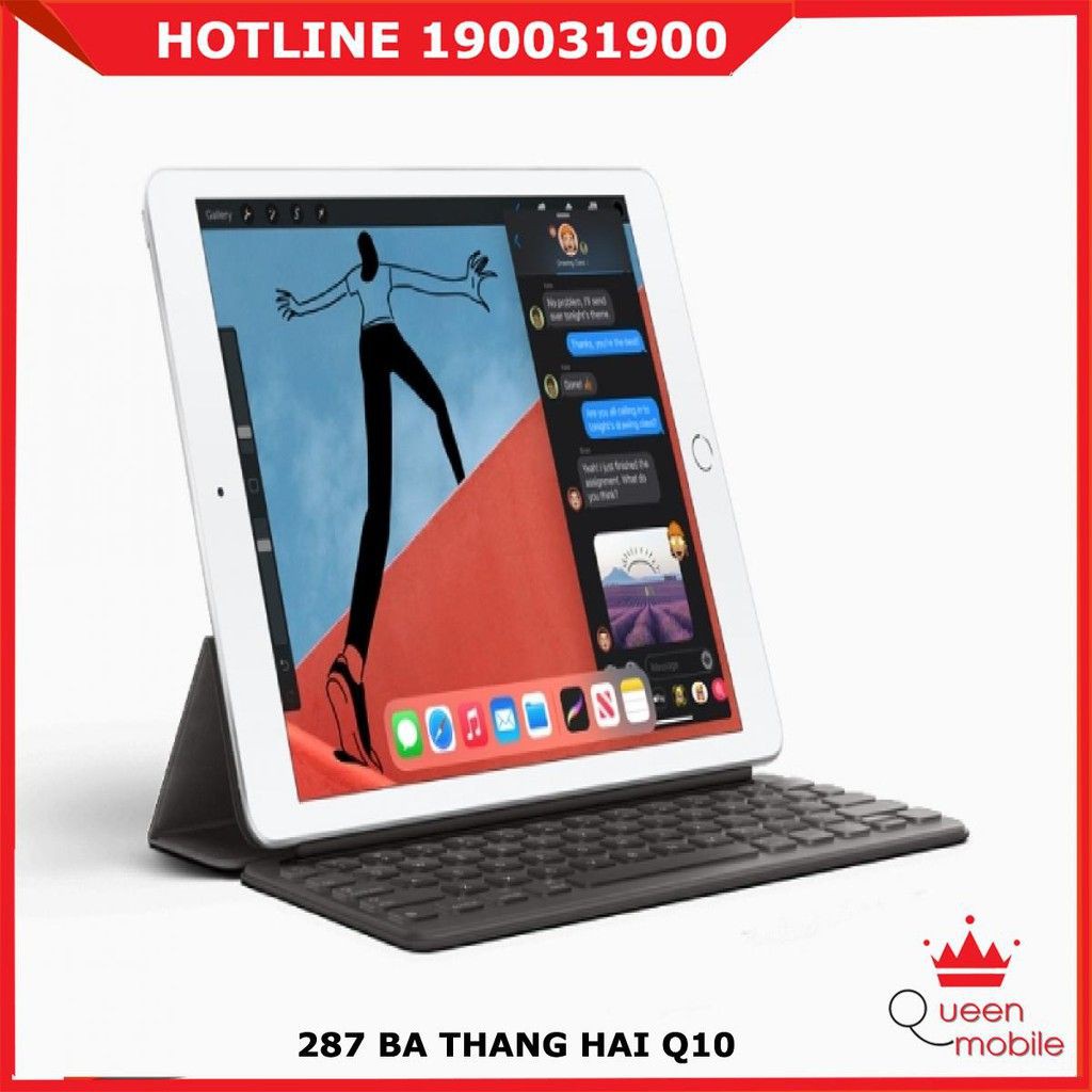 Máy tính bảng iPad Gen 8 - 10.2” (2020) WiFi+Cellular (4G) 128G Mới 100% Nguyên Seal Nhập Khẩu | BigBuy360 - bigbuy360.vn