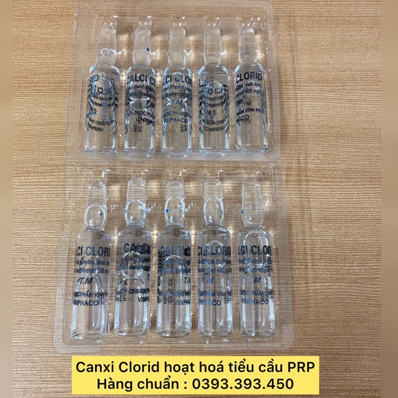 [ HÀNG CÔNG TY ] Canxi Clorid hoạt hoá tiểu cầu PRP