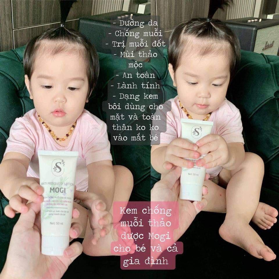 Kem Chống Muỗi Mogi Sam Natural 50ml - Bảo Vệ Muỗi Cho Cả Gia Đình