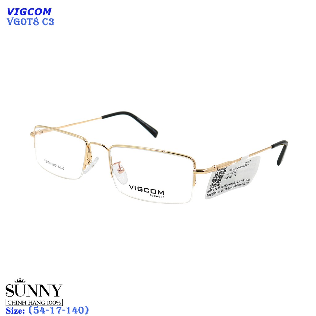 Gọng Kính Unisex Vigcom VG0T8