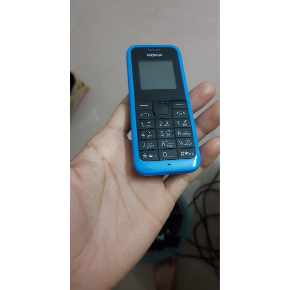 Điện Thoại Nokia 105 Bản 2 Sim Zin Chính Hãng kèm pin sạc