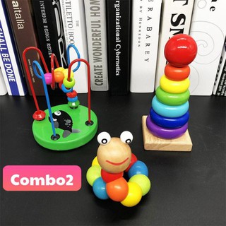 Combo Các Món Đồ Chơi Phát Triển Trí Tuệ Cho Bé