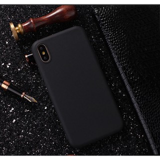 [ IPHONE ] Ốp Lưng Silicon Trơn 5 Màu Đơn Giản - A18