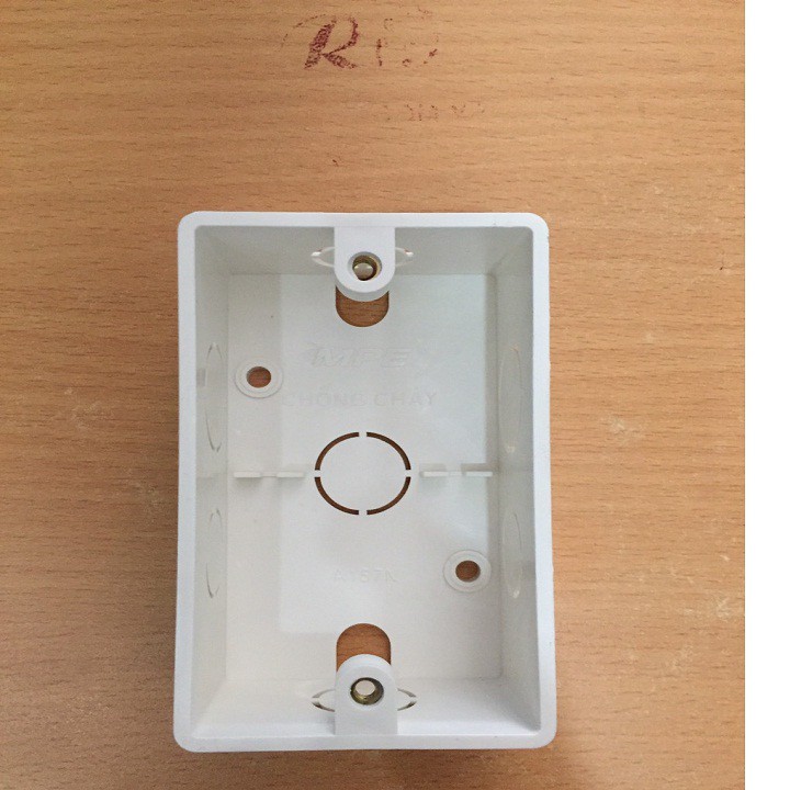 Đế âm đơn âm tường Mpe - Hộp nhựa âm tường Mpe A157N