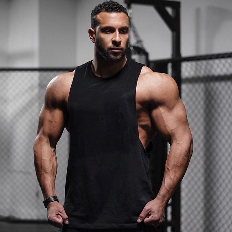 [ GYMEN ] Áo ba lỗ nam tập gymTank Top Côtton Cao Cấp Nhiều Màu Form Rộng Cổ Tròn Thun Lạnh Tập Vải Thoáng Nhanh Khô Big Size Co Giãn Chuẩn Form Chạy Bộ Chuyên Bóng Rổ Bóng Đá Cầu Lông