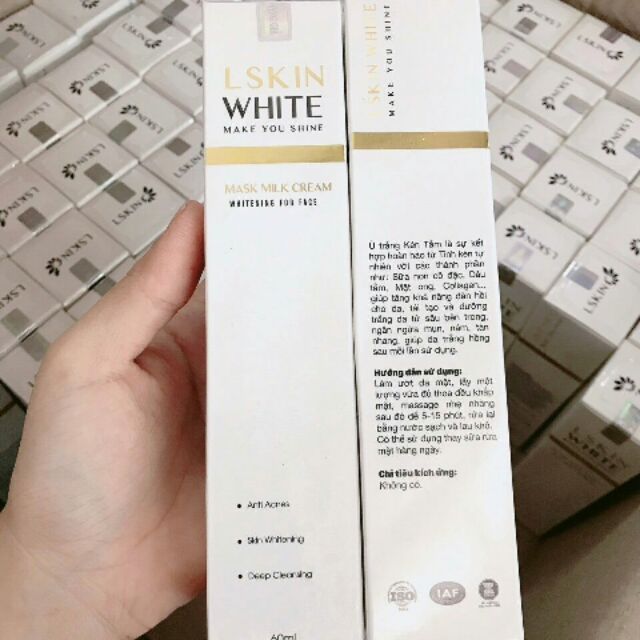 Ủ KÉN TẰM LSKIN WHITE