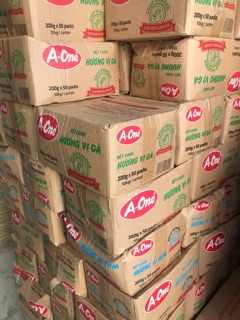 Thùng bột canh Aone vị gà, tôm 200g