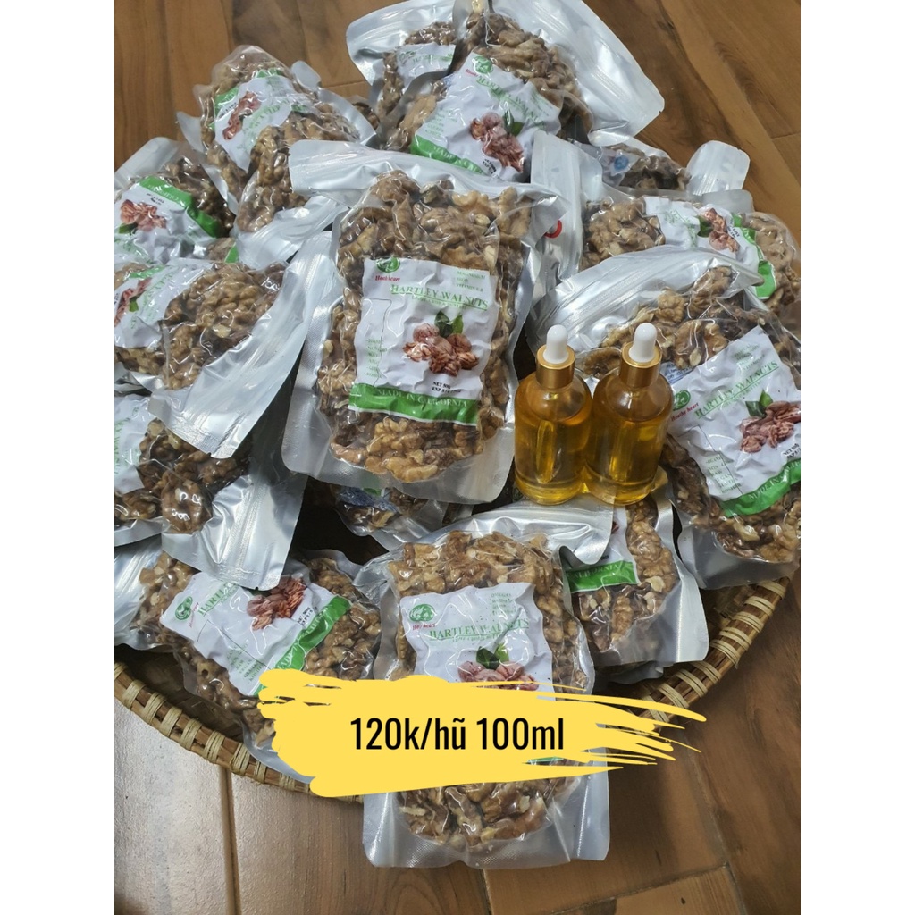 Dầu Hạt Óc Chó Nguyên Chất nhà làm 100% an toàn cho Bé ăn dặm 100ml