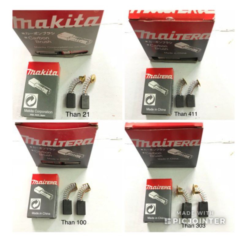 10 đôi chổi than Makita các số