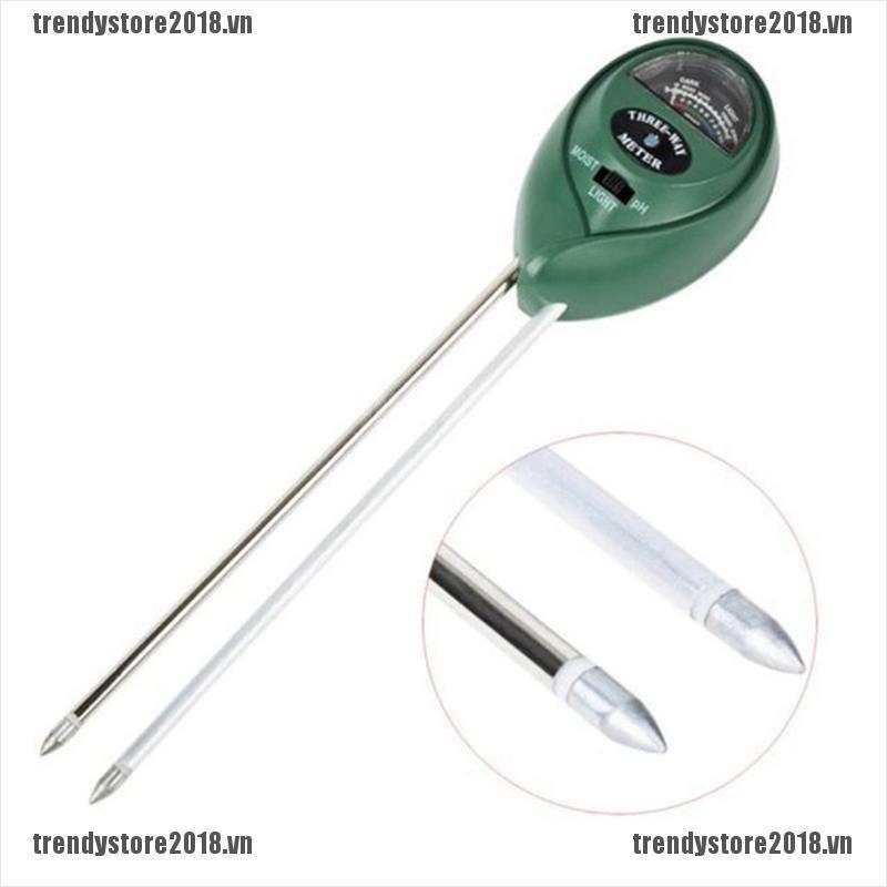 TREND 3 in 1 PH Tester Soil Water Moisture Light Test Meter for Garden Plant Flower