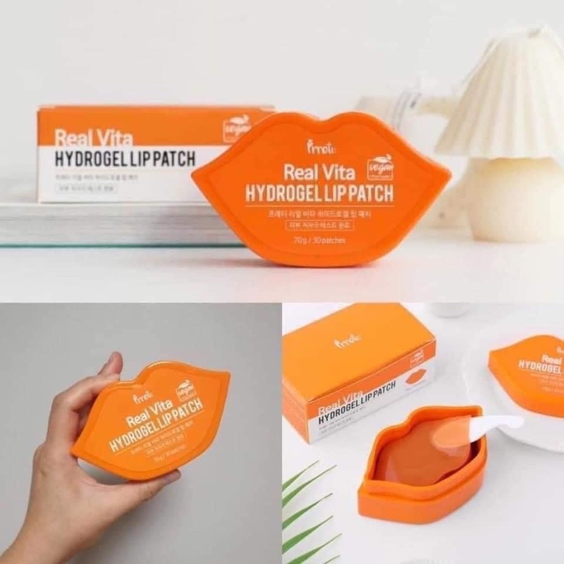 MẶT NẠ MÔI PRRETI REAL VITA HYDROGEL LIP PATCH